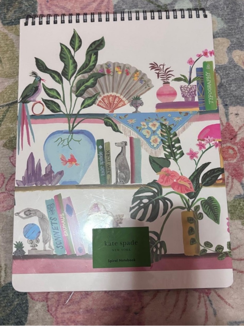 Kate Spade New York Bookshelf Top Spiral Notebook